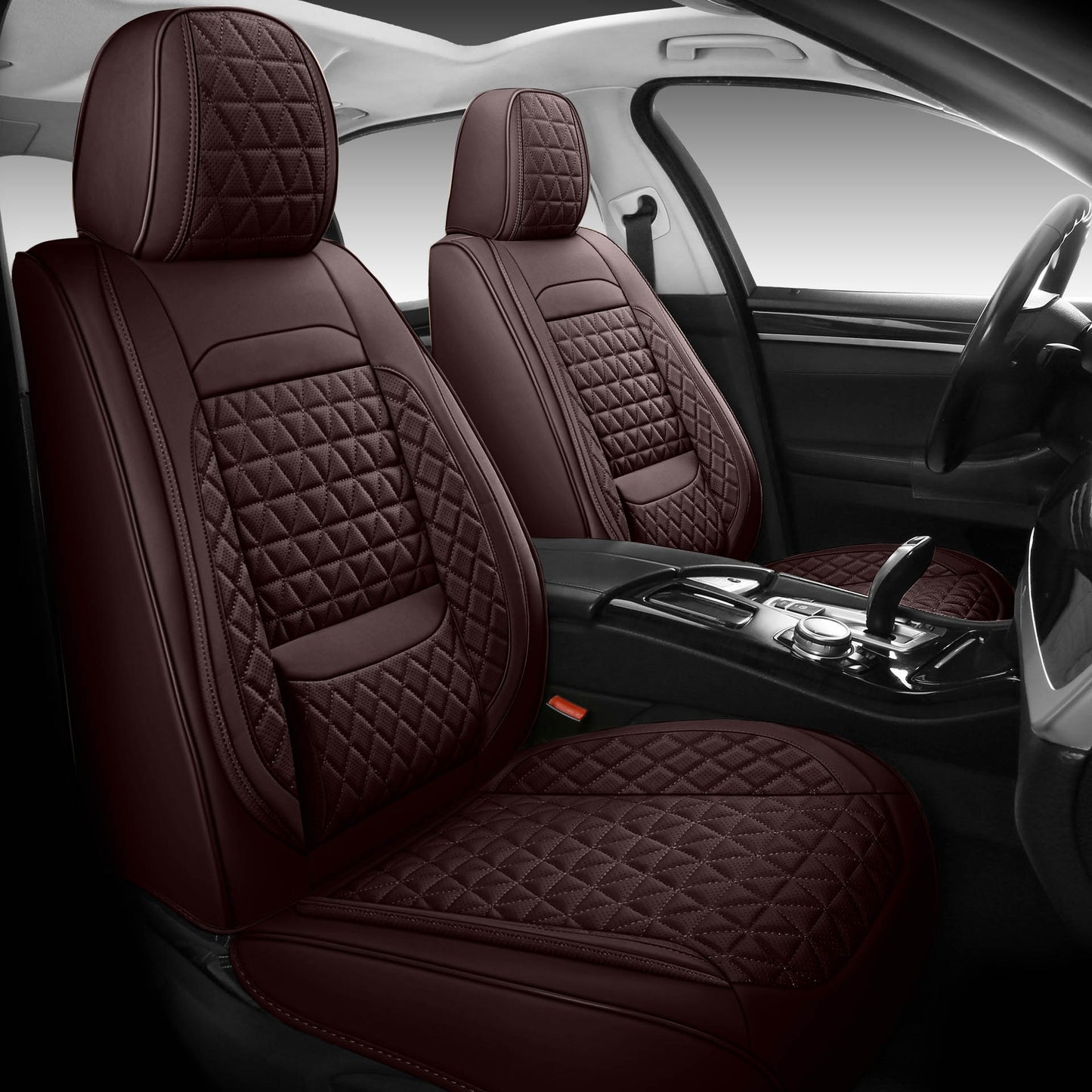 Maroon Opulence Seat Cover
