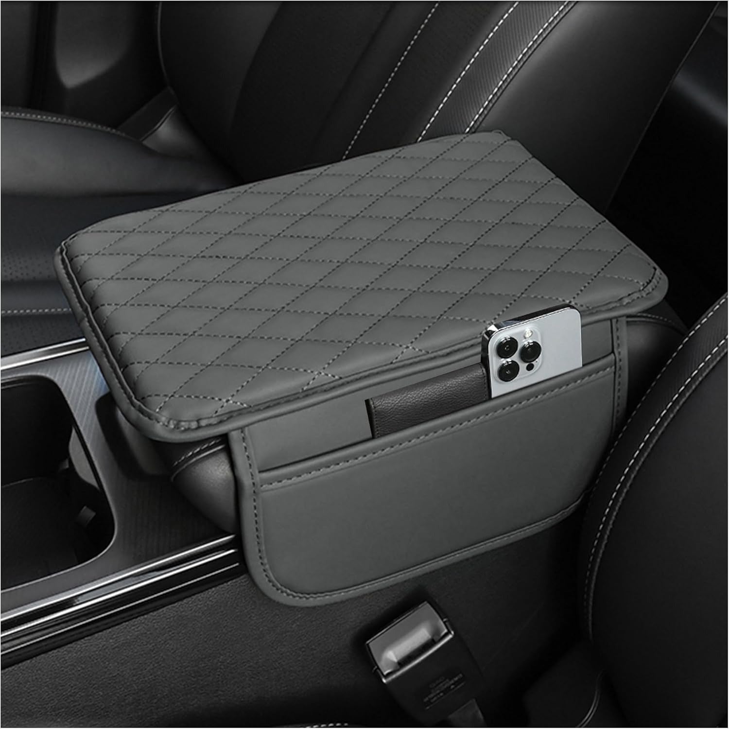 Luxury Leather Console Cover (Sedans)