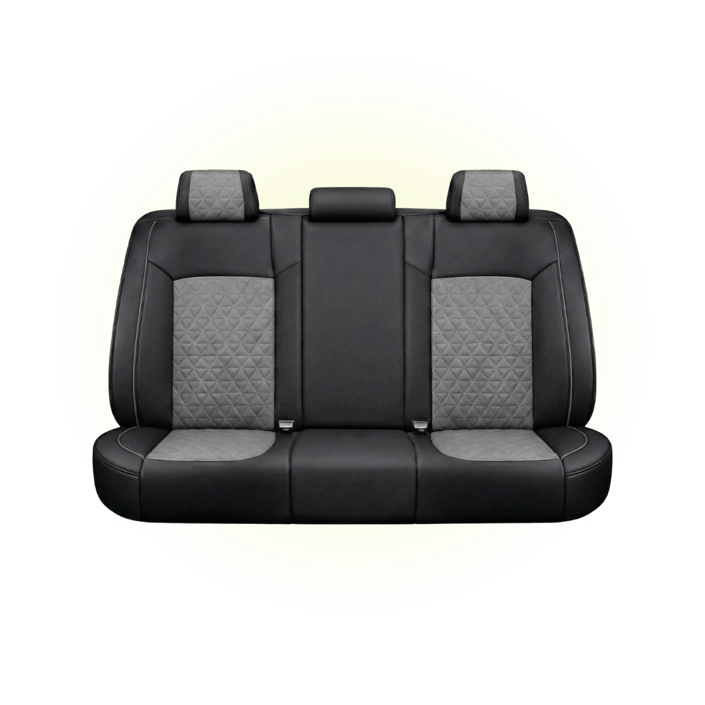 Black & Grey Custom Seat Cover