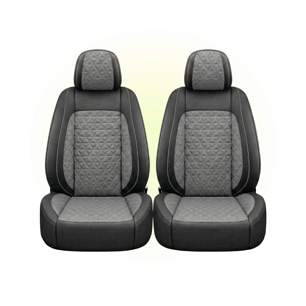 Black & Grey Custom Seat Cover