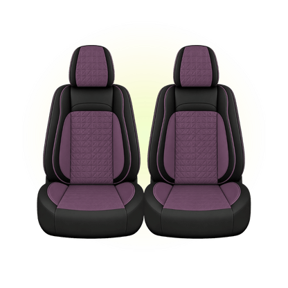 Black & Lavender Custom Seat Cover