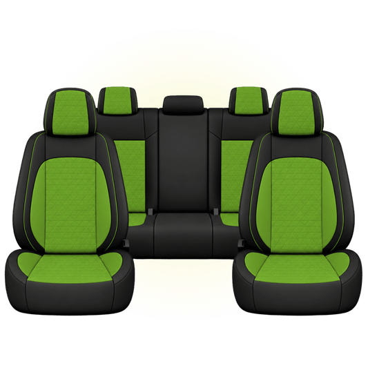 Black & Lime Green Custom Seat Cover