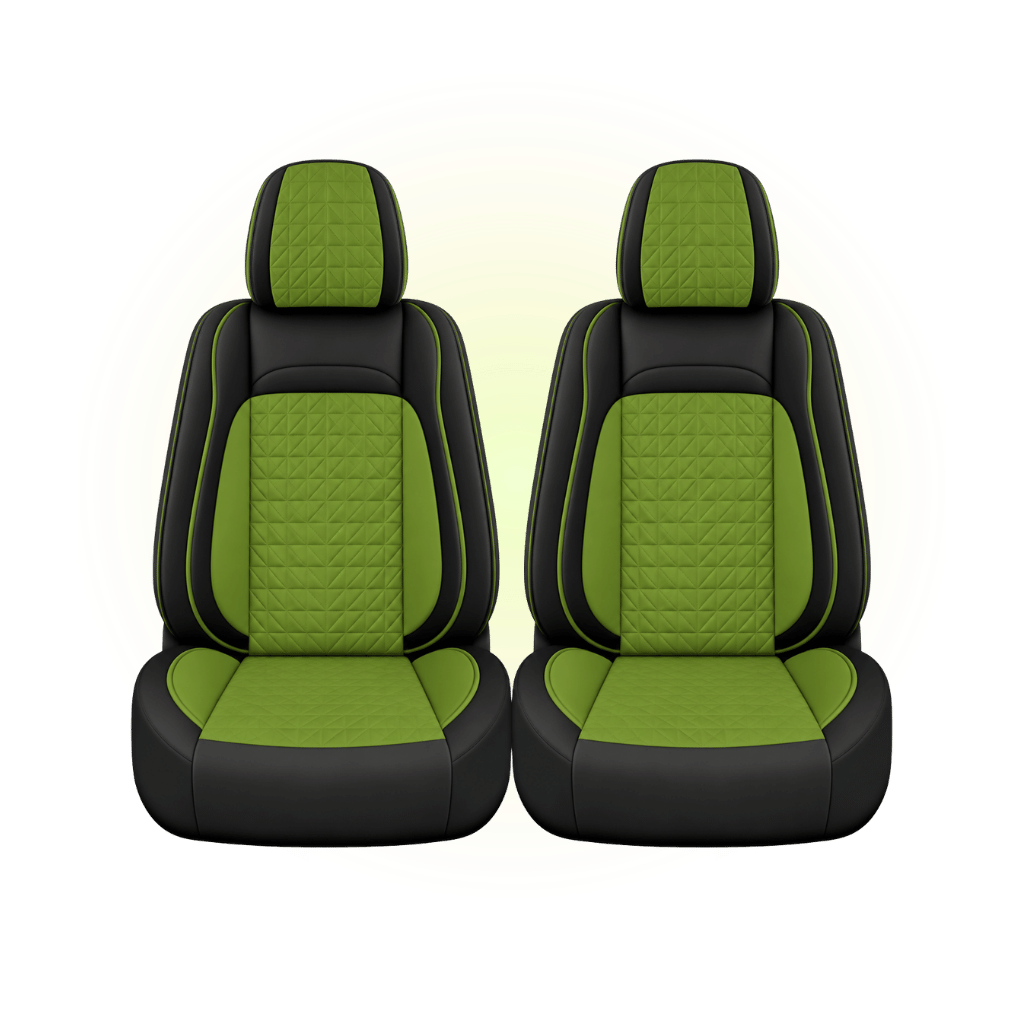 Black & Lime Green Custom Seat Cover