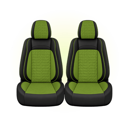 Black & Lime Green Custom Seat Cover
