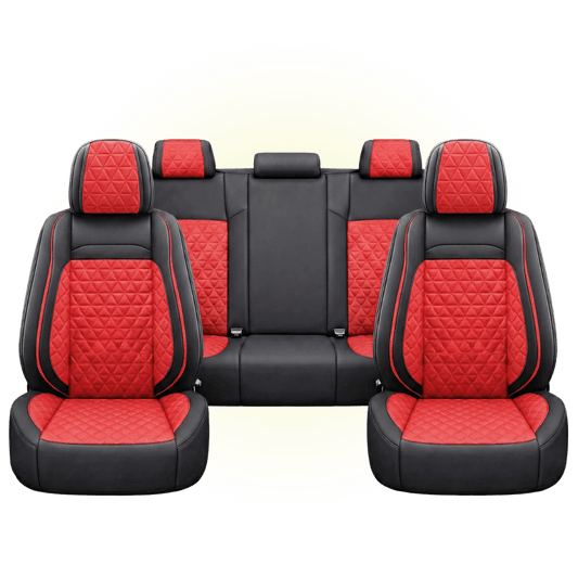 Black & Red Custom Seat Cover