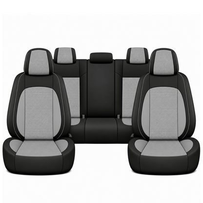 Black & Sage Grey Custom Seat Cover