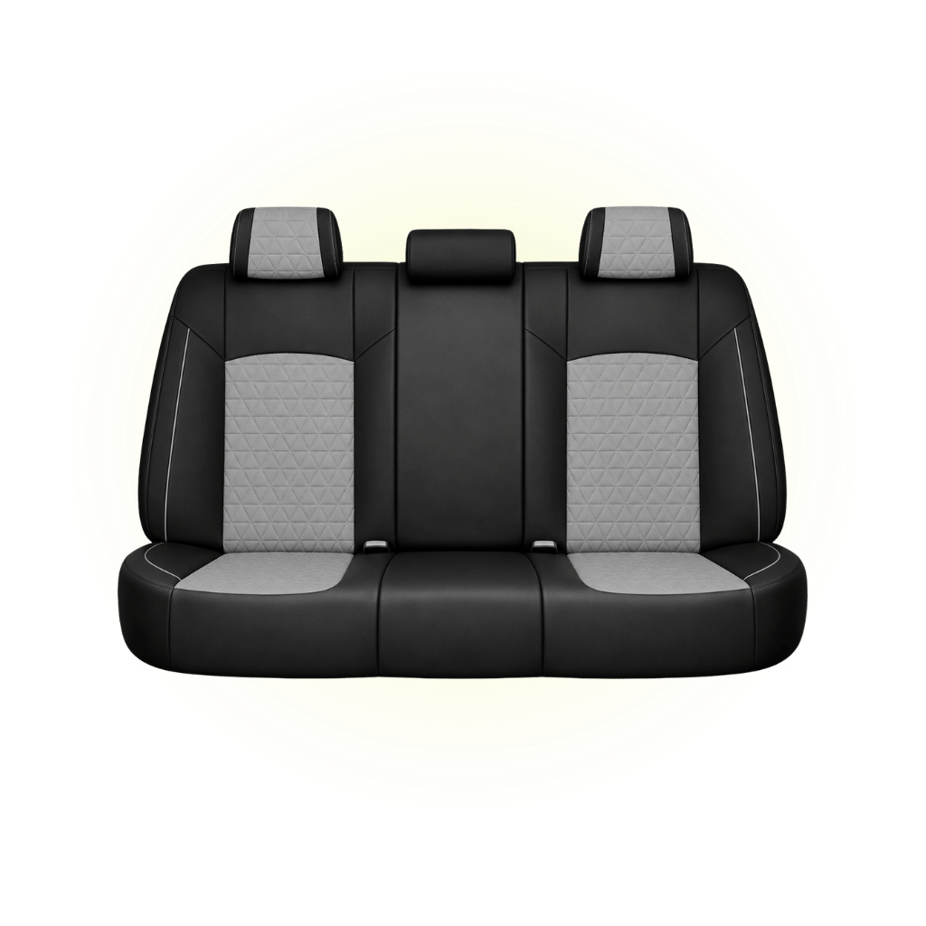 Black & Sage Grey Custom Seat Cover