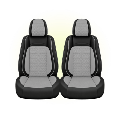 Black & Sage Grey Custom Seat Cover