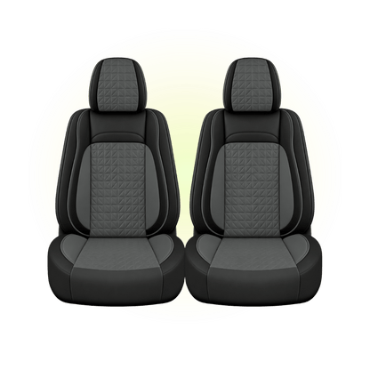 Black & Slate Grey Custom Seat Cover