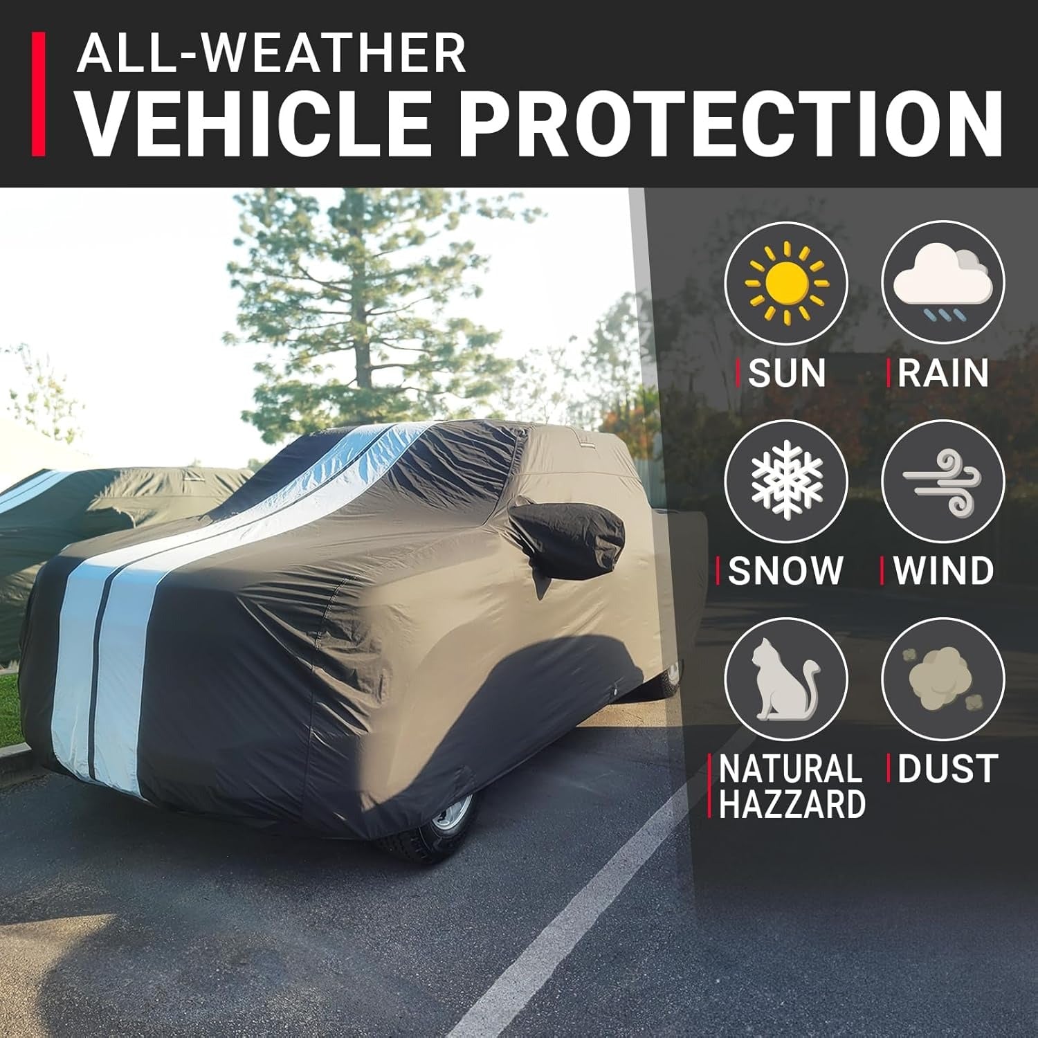 Waterproof Outdoor Custom-Fit Car Cover
