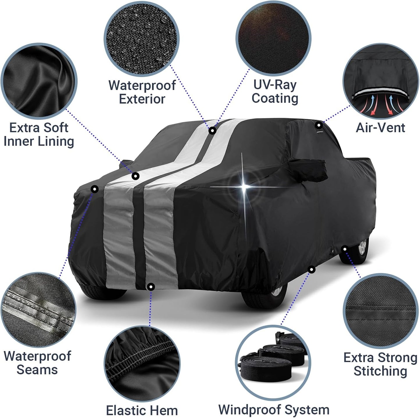 Waterproof Outdoor Custom-Fit Car Cover