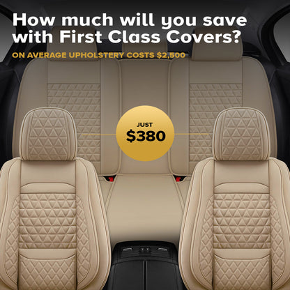 Beige Comfort Seat Cover
