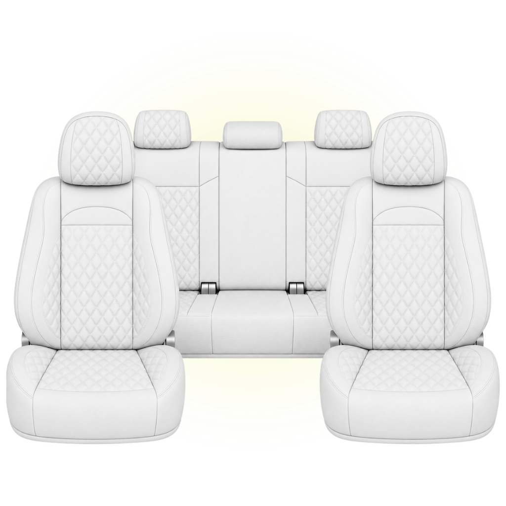 White Custom Seat Cover