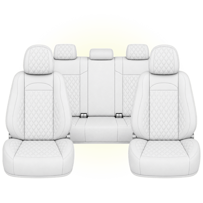 White Custom Seat Cover