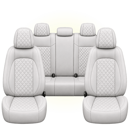 White Custom Seat Cover