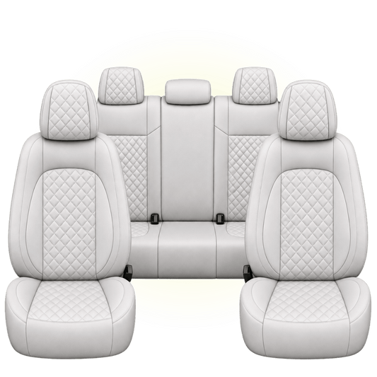 White Custom Seat Cover