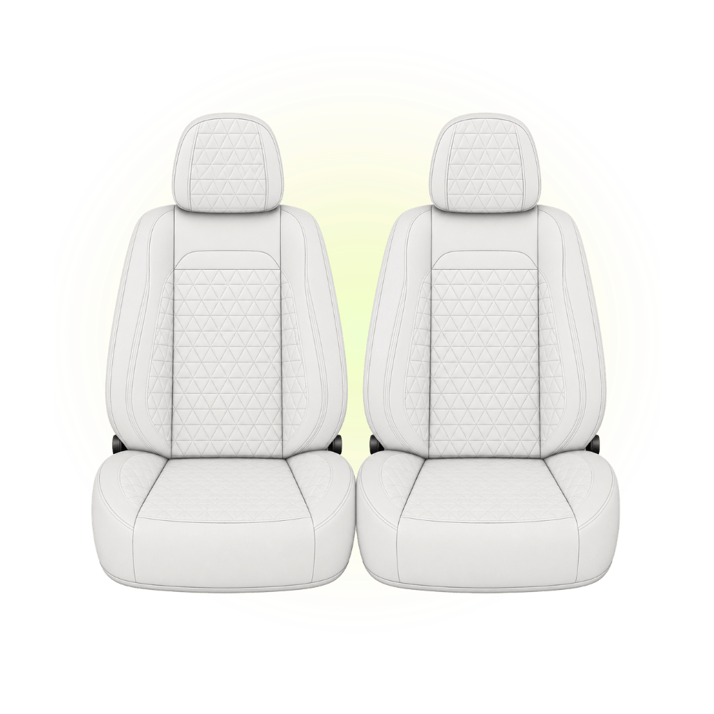 White Custom Seat Cover