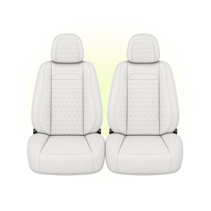 White Custom Seat Cover