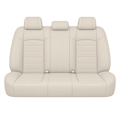 Beige Basic custom seat covers, backs