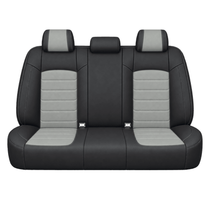 Black & Sage Grey Basic custom seat covers, backs