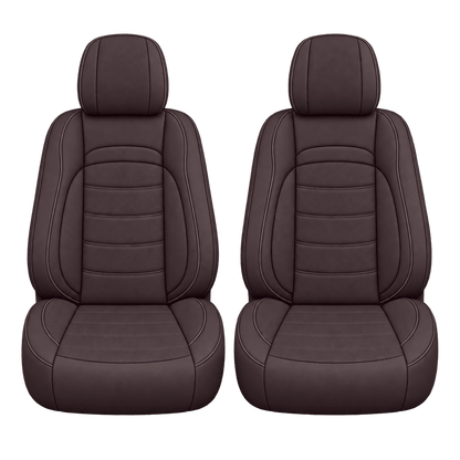 Dark Mocha Basic custom seat covers, fronts