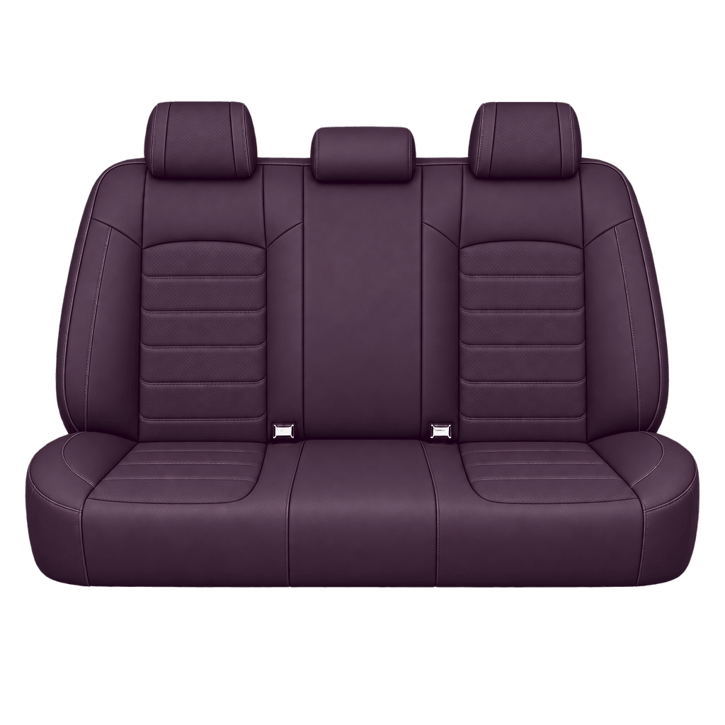 Dark Purple Basic custom seat covers, backs