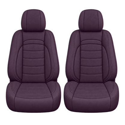 Dark Purple Basic custom seat covers, fronts