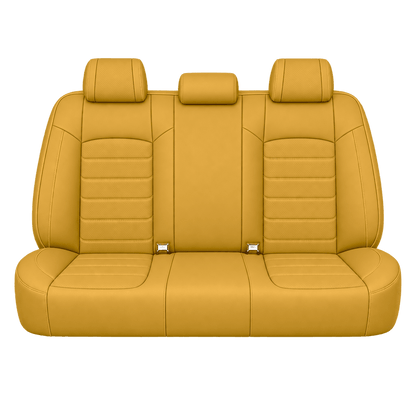 Golden Yellow Basic custom seat covers, backs