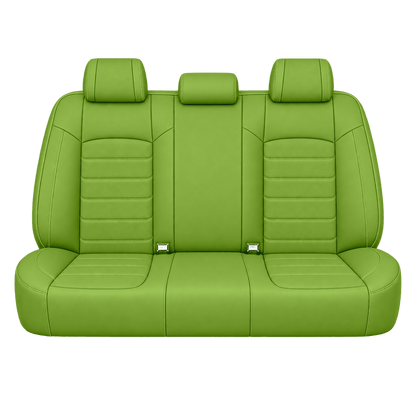 Lime Green Basic custom seat covers, backs