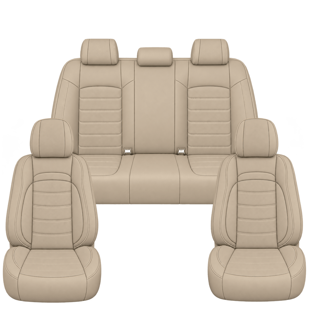 Sand Basic custom seat covers, full set