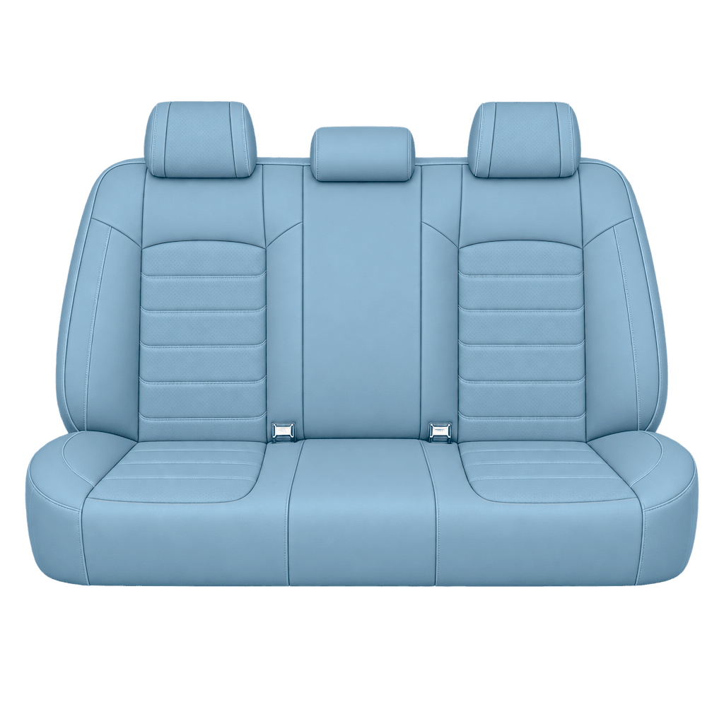 Sky Blue Basic custom seat covers, backs