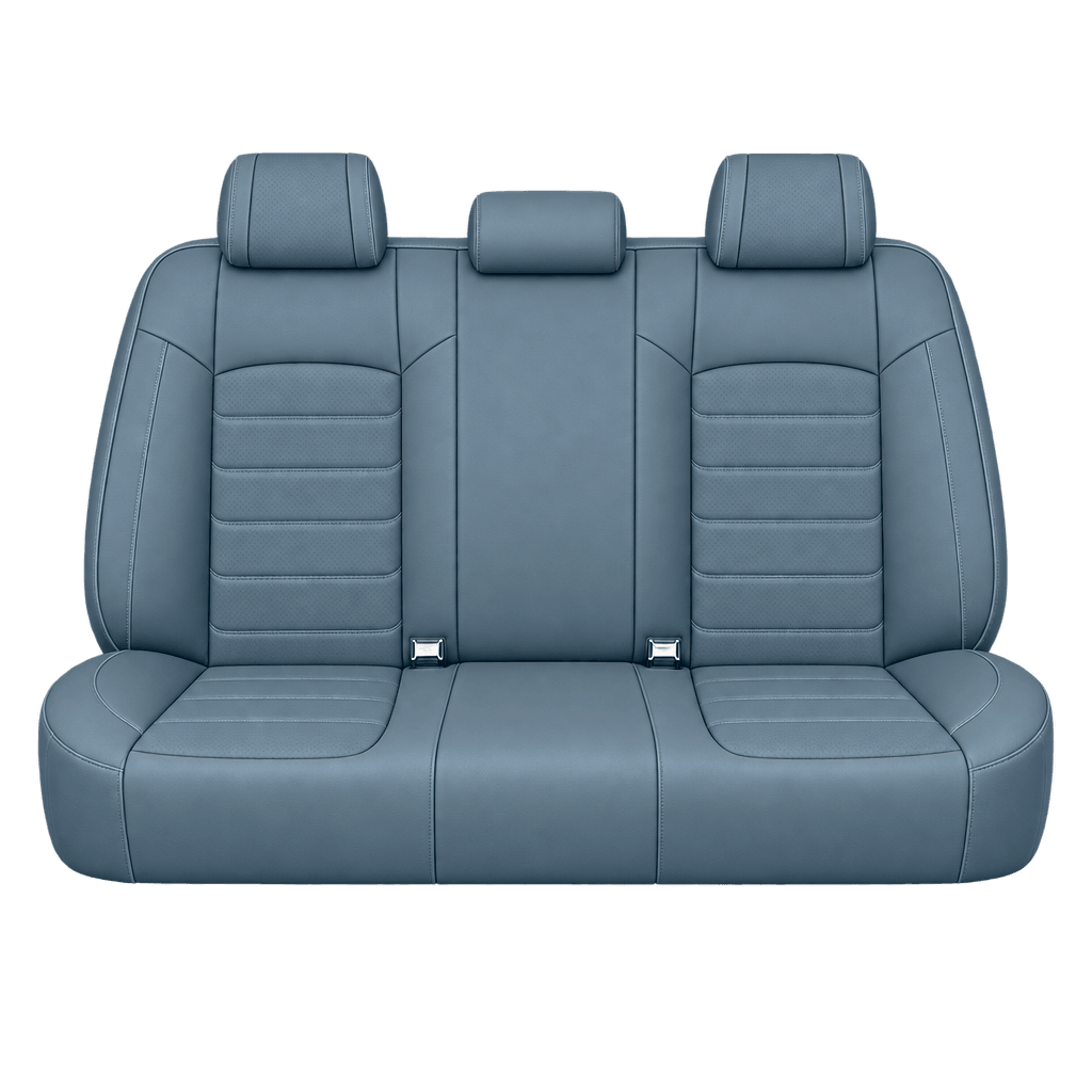 Slate Blue Basic custom seat covers, backs