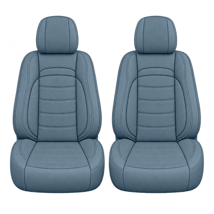 Slate Blue Basic custom seat covers, fronts