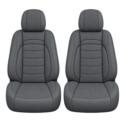 Slate Grey Basic custom seat covers, fronts