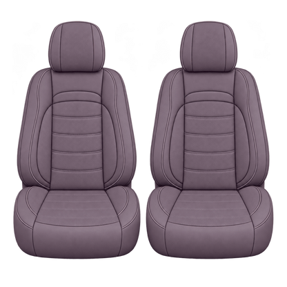Soft Plum Basic custom seat covers, fronts