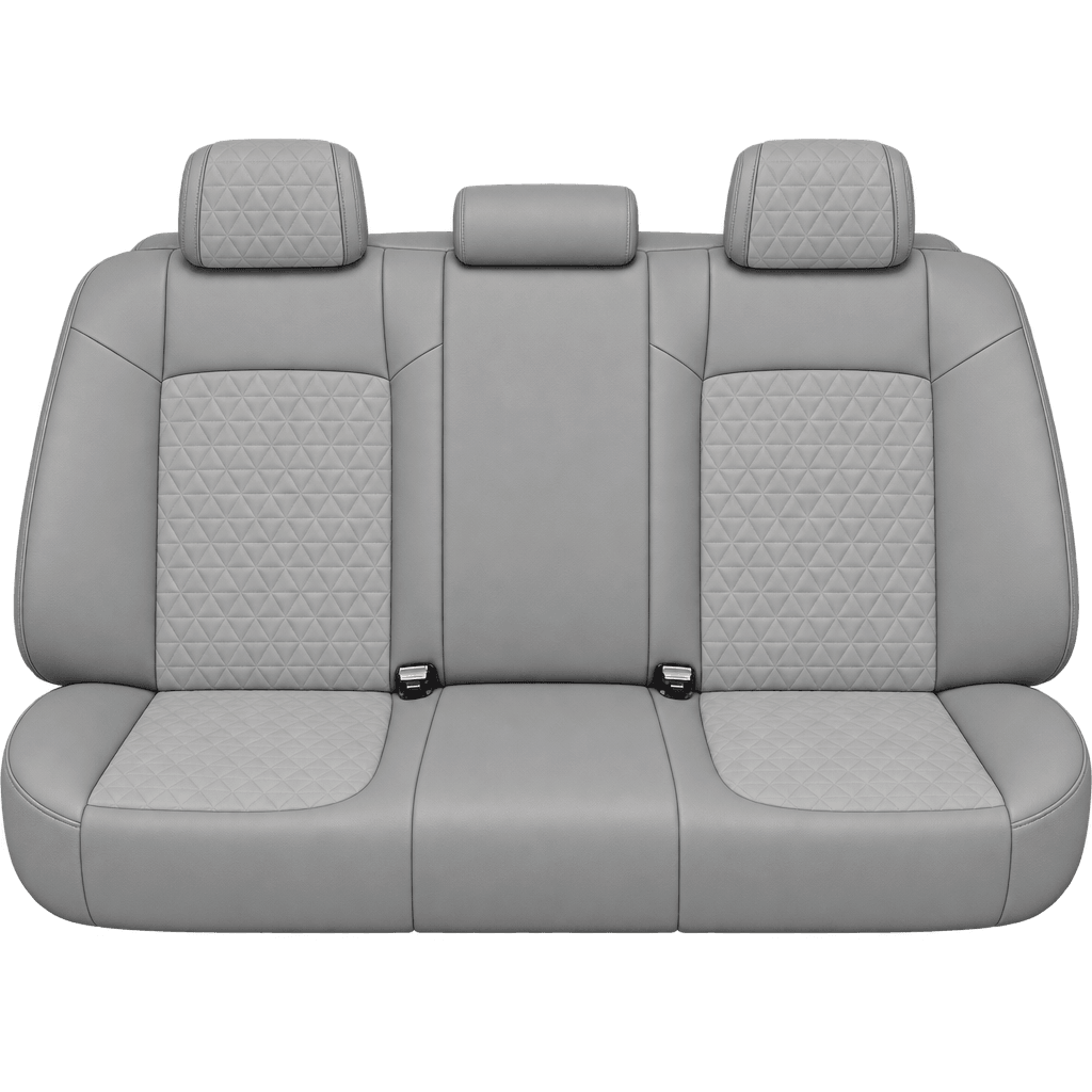 Mid Grey Diamond custom seat covers, backs