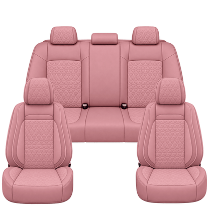 Pink Diamond custom seat covers, full set